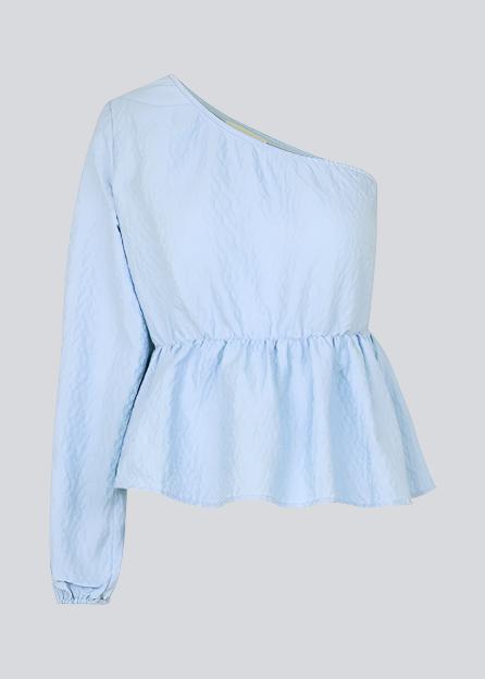 Kort kjole i struktureret og skinnende kvalitet. TelmaMD dress har et afslappet fit med v-udskæring i halsen og korte pufærmer.