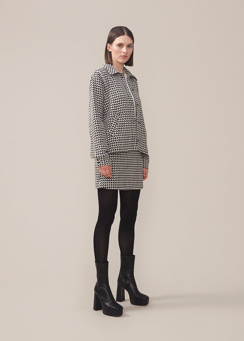 BadiaMD jacket - Black White Check